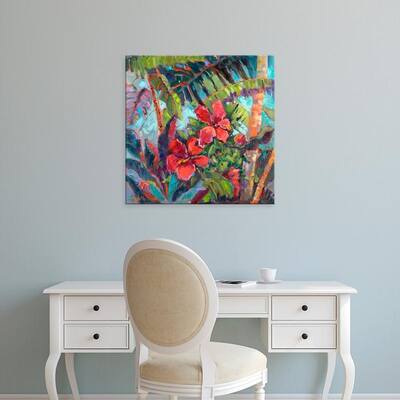 Easy Art Prints Nanette Oleson's 'Splash of the Tropics II' Premium Canvas Art