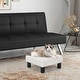 preview thumbnail 64 of 91, Adeco Ottoman Upholstered Fabric Footrest Pet Steps Dog Stair Stool