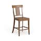 Eleanor Panel Back Wood Counter Chair (Set of 2) by iNSPIRE Q Classic