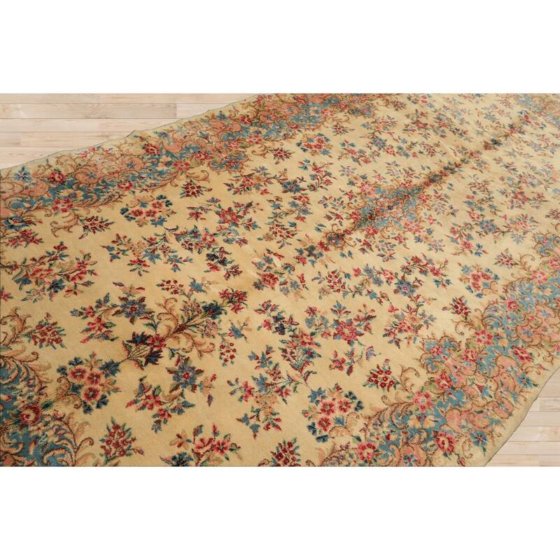 5'10''x12'3'' Hand Knotted Wool Ivory Modern & Contemporary 250 KPSI Rug - 5' 10'' x 12' 3''