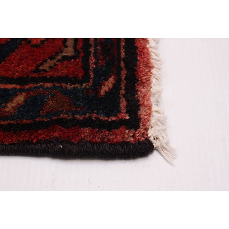 ECARPETGALLERY Hand-knotted Konya Anatolian Black, Red Wool Rug - 3'6 x 9'9