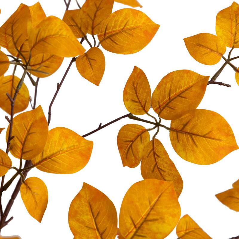 Oyama Magnolia Artificial Potted Tree - 6' - Orange