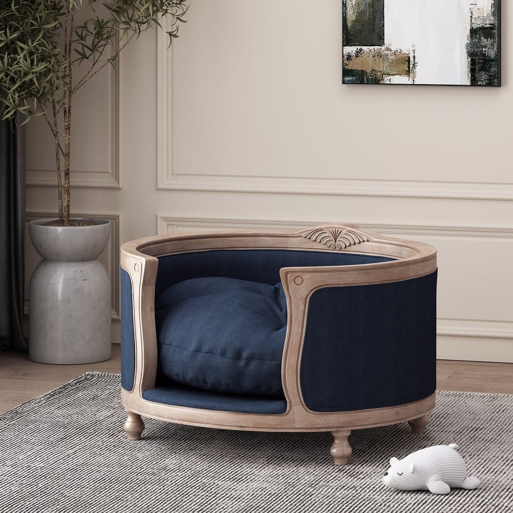 Gilmanton Upholstered Medium Pet Bed by Christopher Knight Home