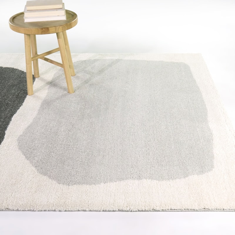Gruen Organic Modern Area Rug - Grey/Charcoal - 7'10" x 10'