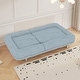 preview thumbnail 18 of 26, Folding Sofa Chair with 5 Adjustable Positions Plush Floor Lounge Chair for Gaming, Meditation, and Relaxation