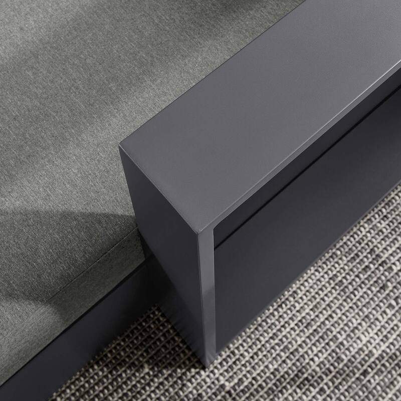 Tahoe Patio Aluminum Modular Right-Facing Chaise Lounge