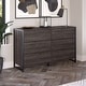 preview thumbnail 1 of 36, Atria 6 Drawer Dresser by Bush Furniture Charcoal Gray