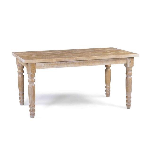 Grain Wood Furniture Valerie 63-inch Solid Wood Dining Table