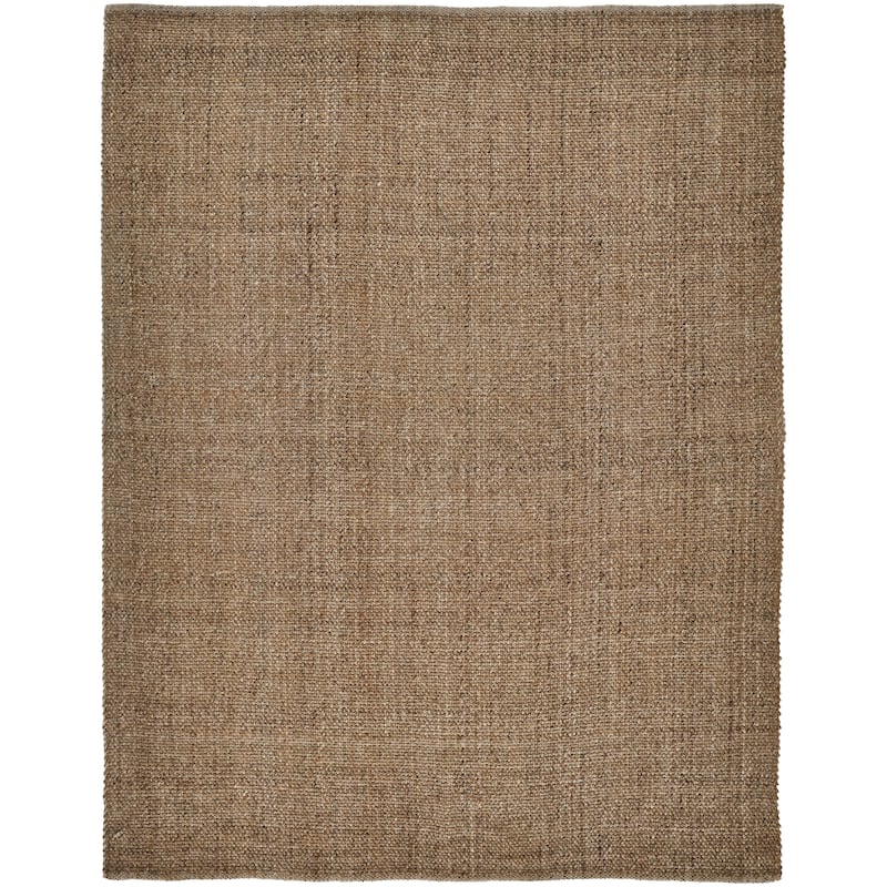 Siona Space Dyed In/Outdoor Flatweave, Dusty Blue, Area Rug - 12' x 15' - Natural Tan/Tobacco Brown/Latte Tan