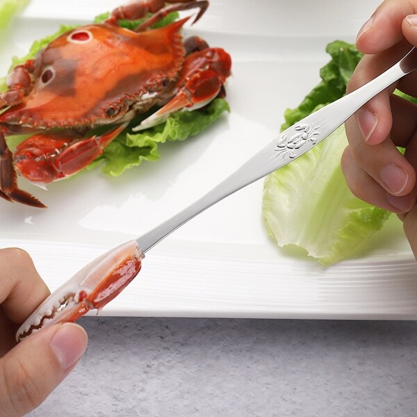5Pcs/Set Convenient Seafood Tools Spoon Easy Use Stainless Steel