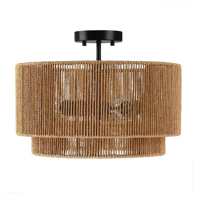 Dorn Tiered Drum Semi-Flush Mount