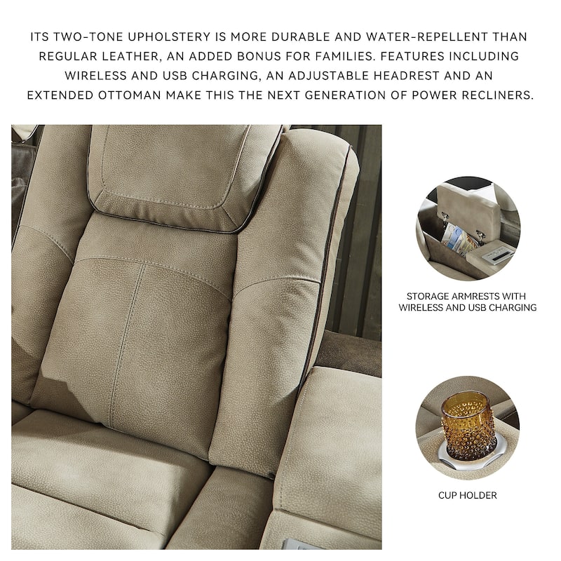 Next-Gen DuraPella Power Recliner/Adjustable Headrest