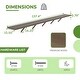 preview thumbnail 36 of 39, VEIKOUS Wooden Greenhouse Shelves, Heavy-Duty Storage Shelving for Wooden Greenhouses, 5 Available Sizes