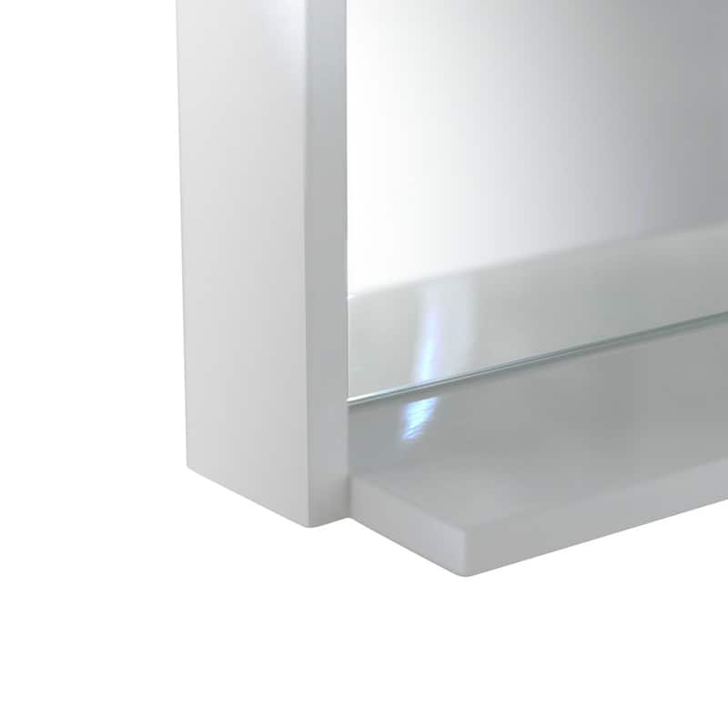 Fresca Allier 31-1/2" x 16" Plywood Framed Mirror with Shelf