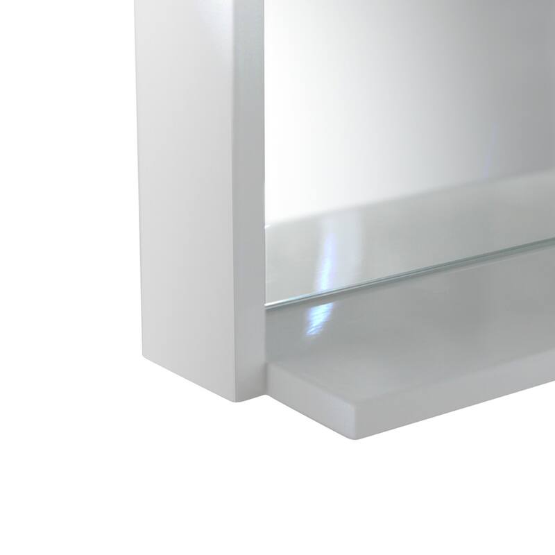 Fresca Allier 31-1/2" x 21-5/8" Plywood Framed Mirror with Shelf