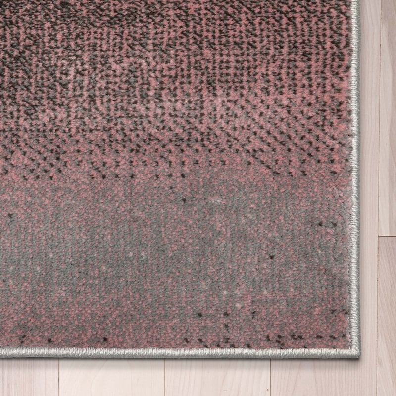 Custom Size Runner Barclay Eslem Ombre Modern Stair Rug -27 Inch Wide
