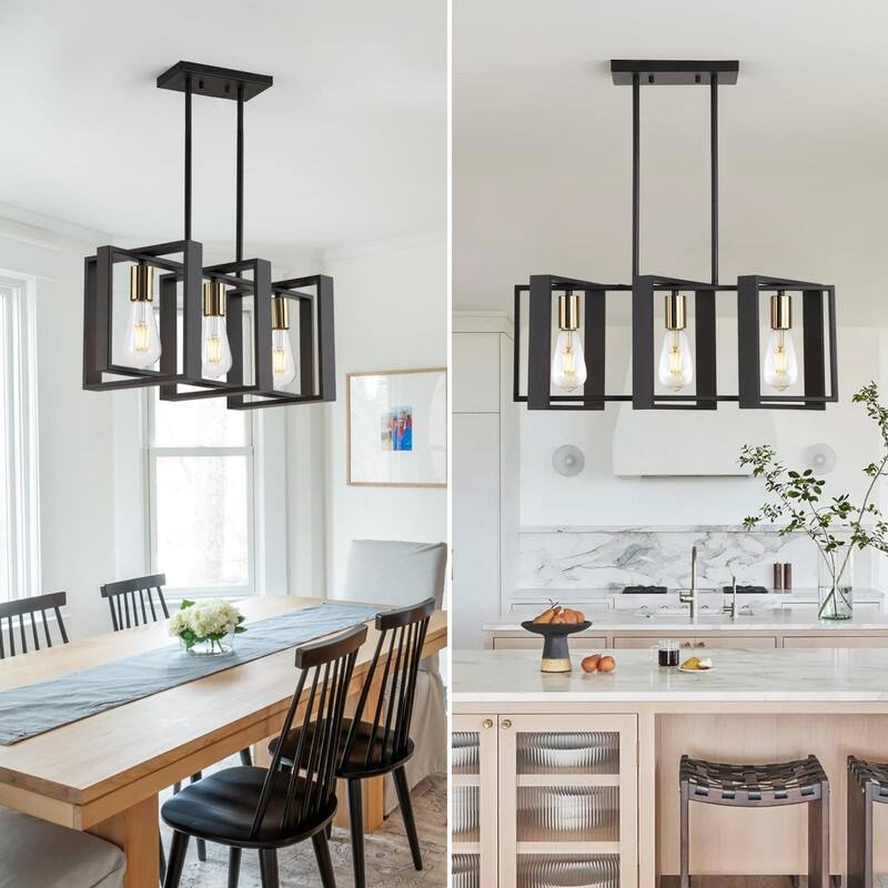 Kitchen Island Lighting Fixture, Dining Room 4 Lights Chandeliers