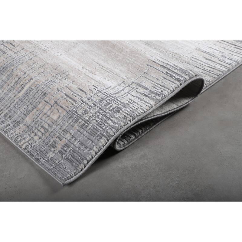 Ray Collection Modern Abstract Area Rug