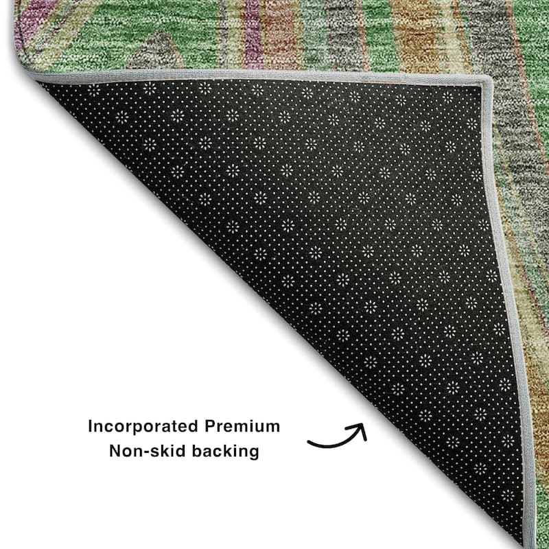 Premium Washable Super Soft Modern Waves Mayfield Rug