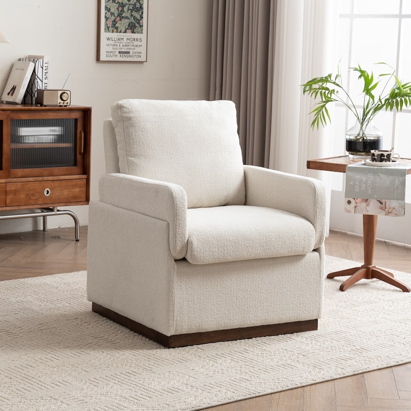Accent Chair, Oversized Armchair, Modern Comfy Reading Chair
