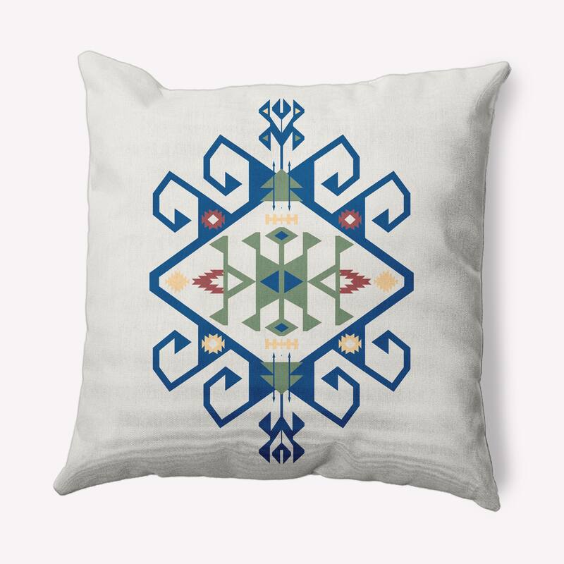 Southwest Medallion Decorative Throw Pillow - Dark Cobalt Blue - 20" x 20"