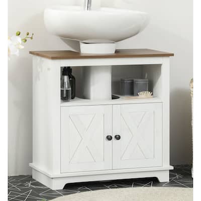 Farmhouse Under Sink Bathroom Cabinet