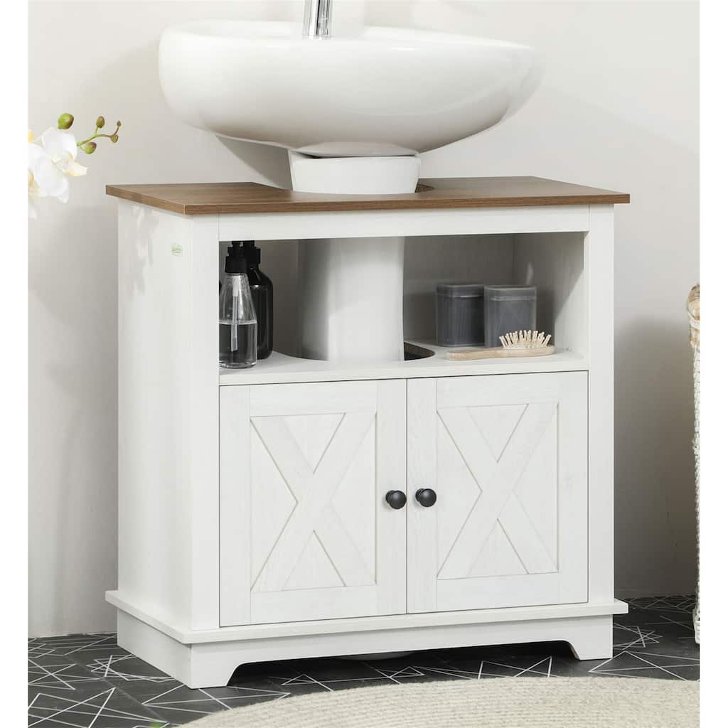 Farmhouse Under Sink Bathroom Cabinet
