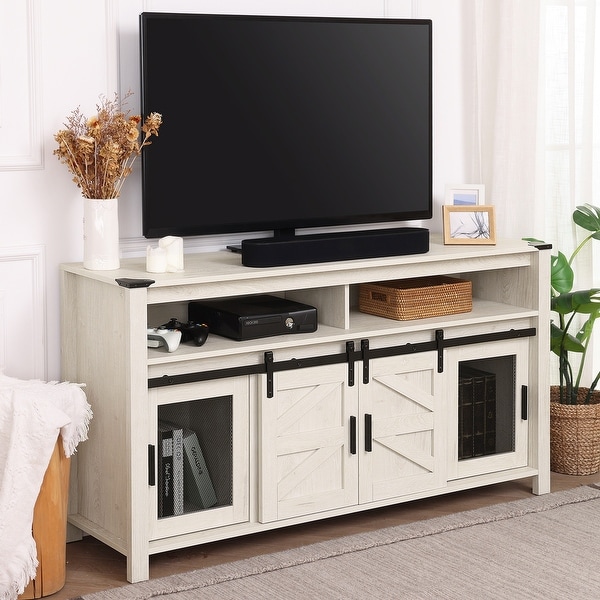 Barn doors for entertainment center discount