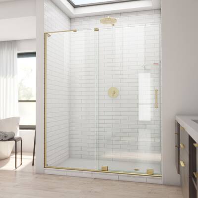 DreamLine Mirage-X 50 - 54 in. W x 71 in. H Frameless Sliding Shower Door - 50 - 54 in. W x 71 in. H