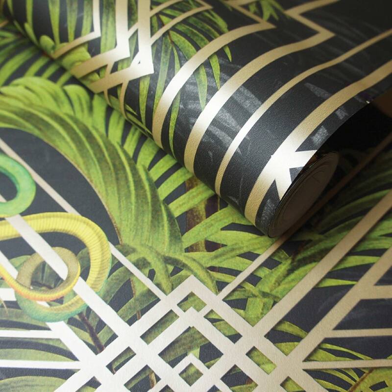 Akello Tropical Unpasted Non-Woven Wallpaper – 396in x 20.8in