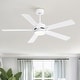 preview thumbnail 141 of 173, 42/48/52/56/62-IN LED Ceiling Fan with Light Kit and Remote(5/7-Blade)