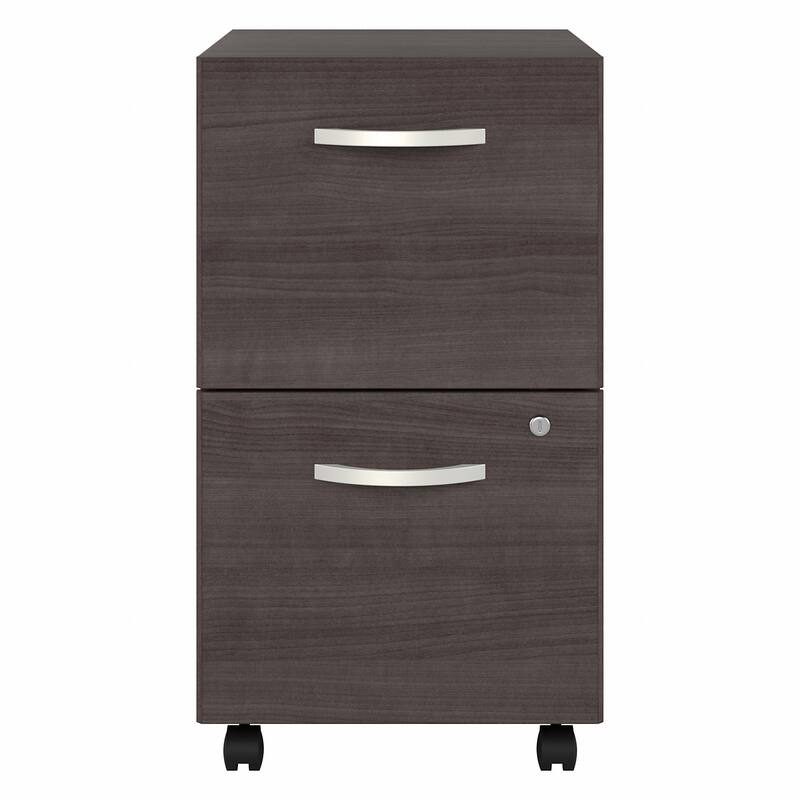 Hybrid 2 Drawer Mobile File Cabinet by Bush Business Furniture