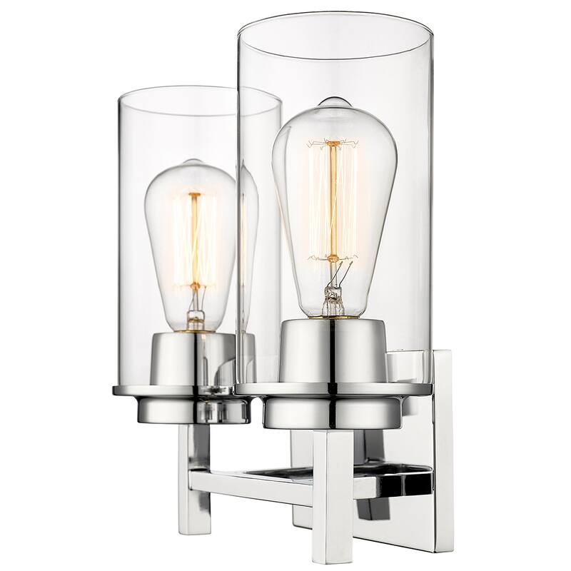 Millennium Lighting Janna Vanity Light with Clear Glass Shades
