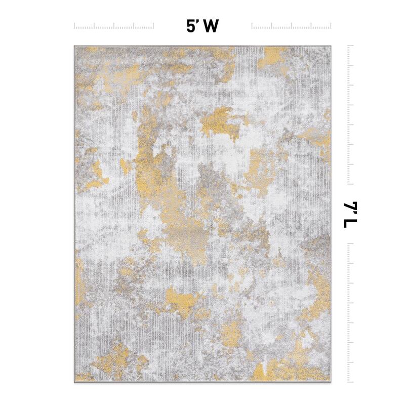 Contemporary Abstract Elegance Area Rug