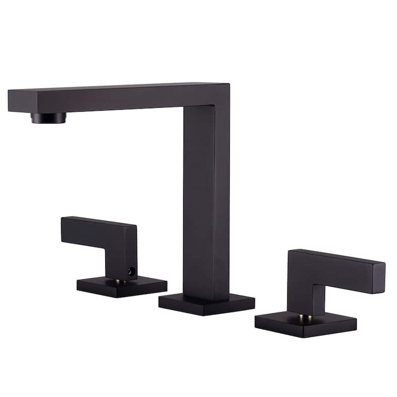 Fine Fixtures Square Bathroom Faucet, 8" Spread