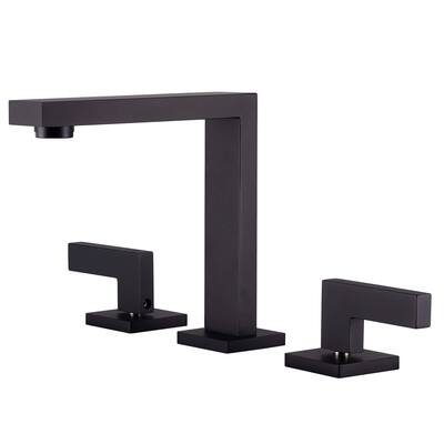 Fine Fixtures Square Bathroom Faucet, 8" Spread