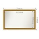 preview thumbnail 86 of 191, Wall Mirror Choose Your Custom Size - Extra Large, Townhouse Gold Wood Outer Size: 50 x 31 in