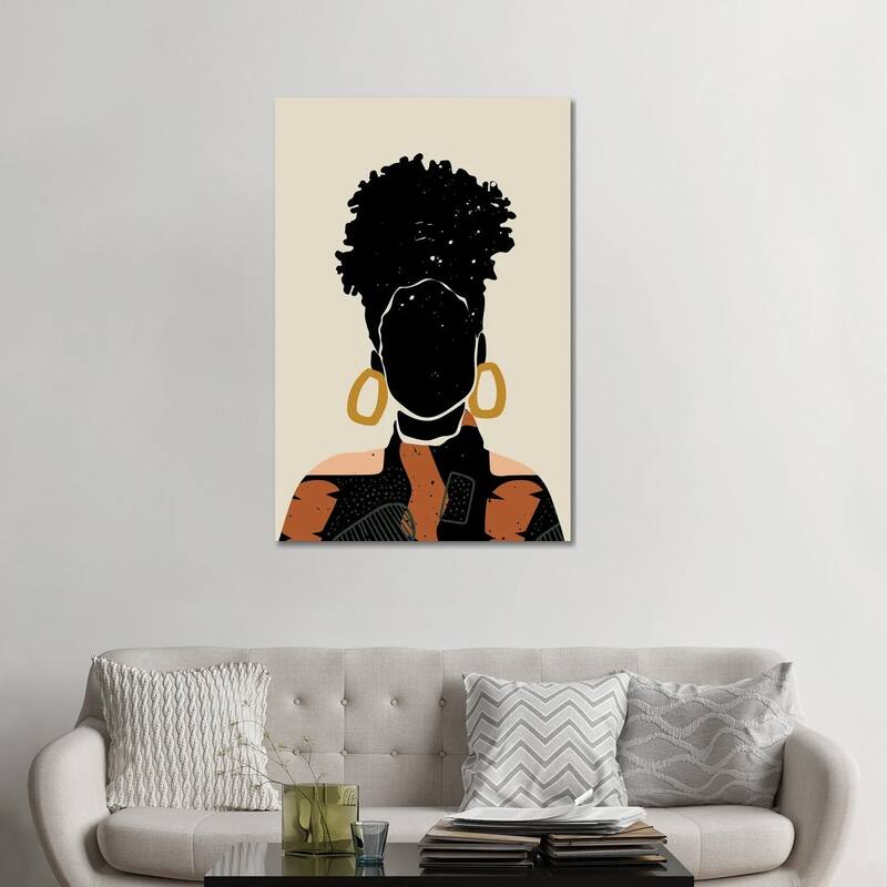 iCanvas "Black Hair No. 14" by Domonique Brown Canvas Print - 48x32x1.5