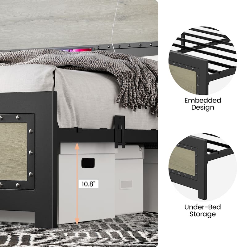 Bed Frame with Headboard