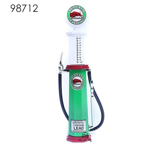 Road Signature Vintage Gas Pump Gasoline Round - Acid green
