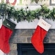 preview thumbnail 12 of 14, Garland and christmas stocking holder for mantle (3-Pack) (White)