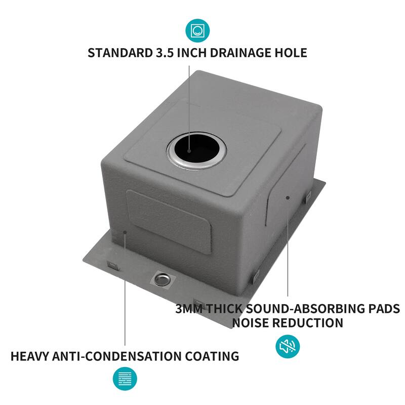 Drop-In 16 Gauge Single Bowl Stainless Steel Kitchen Sink in Brushed Nickel