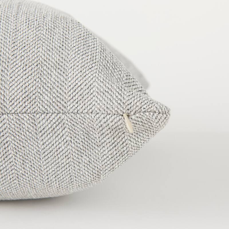 Valence Light Gray Throw Pillow Sectional Piece - 18.11 x0.43 x18.11 - 18.11 x0.43 x18.11