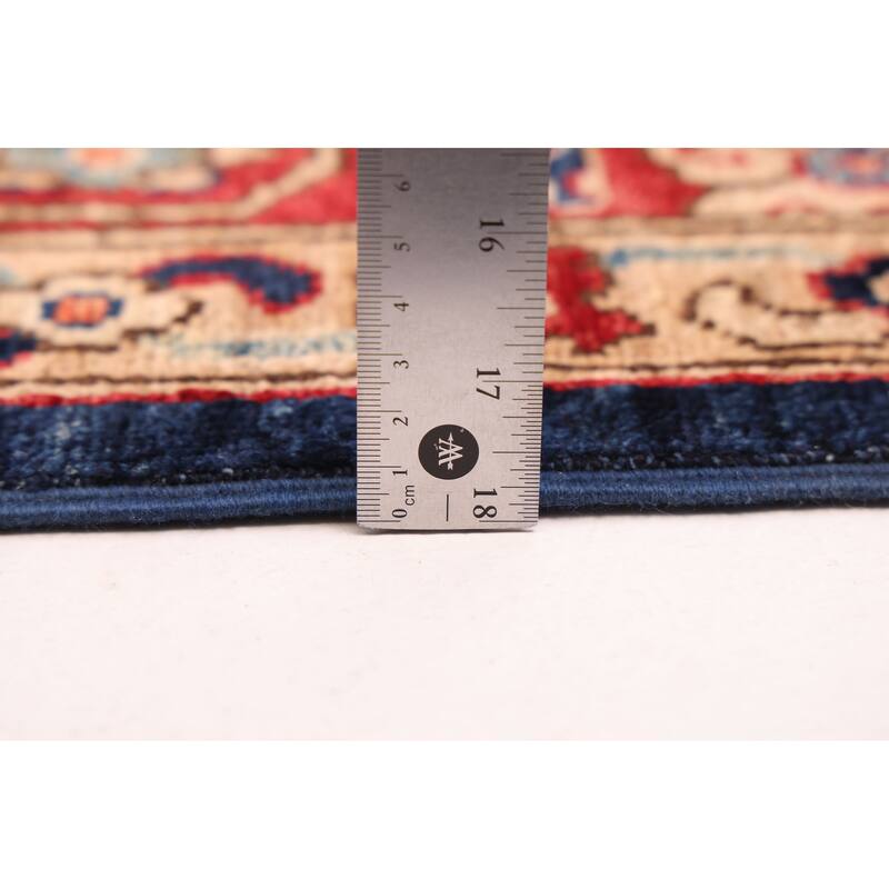 ECARPETGALLERY Hand-knotted Aryana Dark Navy Wool Rug - 8'10 x 11'10