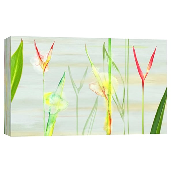 PTM Images 9-102189 PTM Canvas Collection 8" x 10" - "Stems in Tropics I" Giclee Flowers Art Print on Canvas