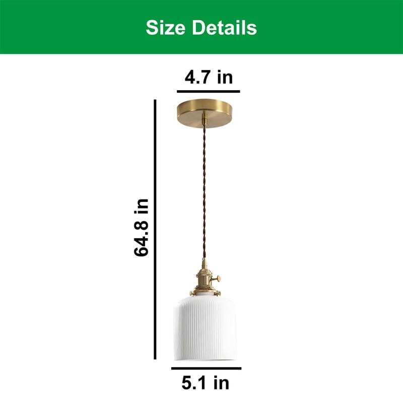 16B light fixture gold ceramic light glass, metal pendant light