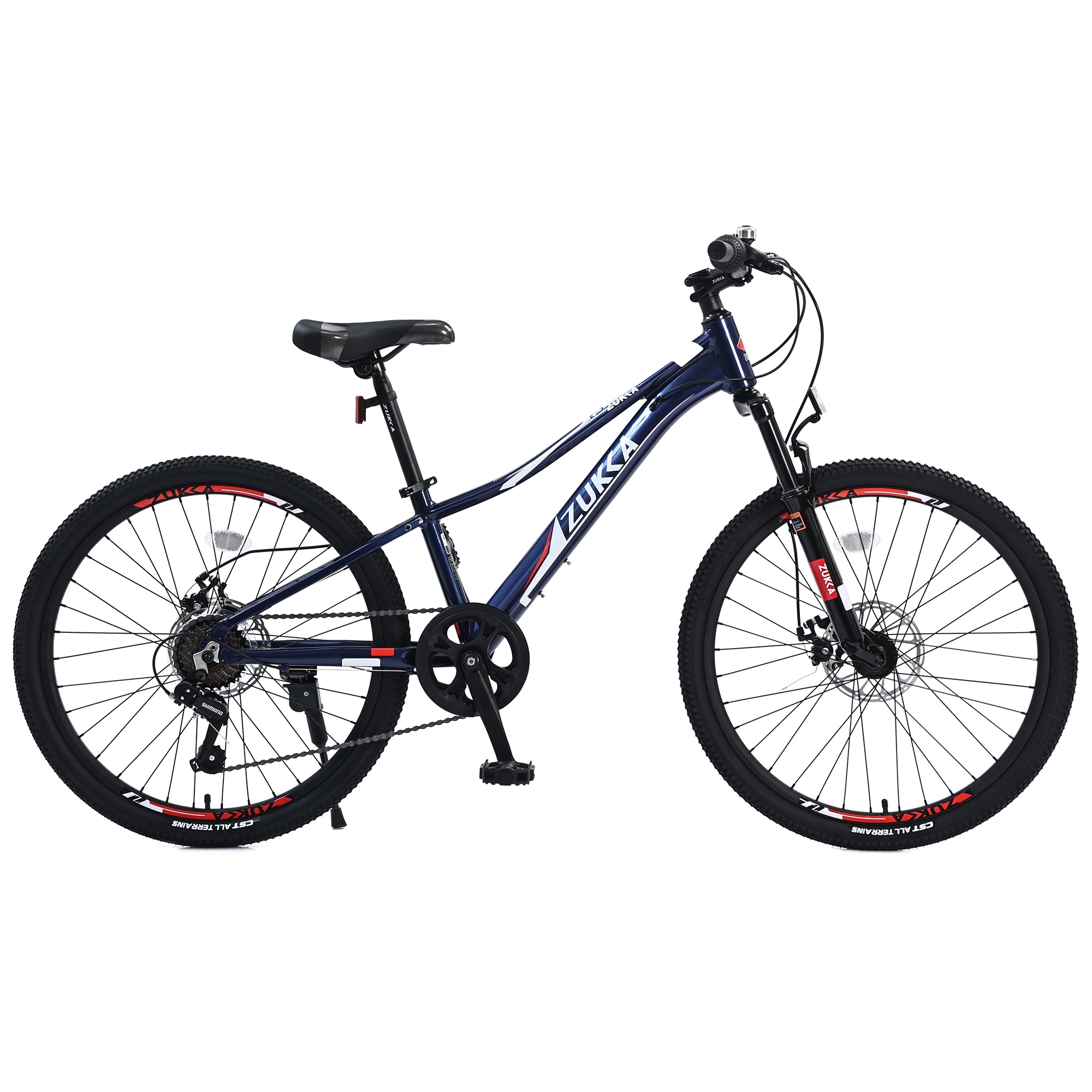 Mountain Bike for Girls and Boys Mountain 20 inch shimano 7 Speed bike Blue