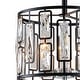 preview thumbnail 2 of 5, C Cattleya 4-Light Crystal Semi Flush Mount Ceiling Light Fixture - W13.5"xL13.5"xH13.75"