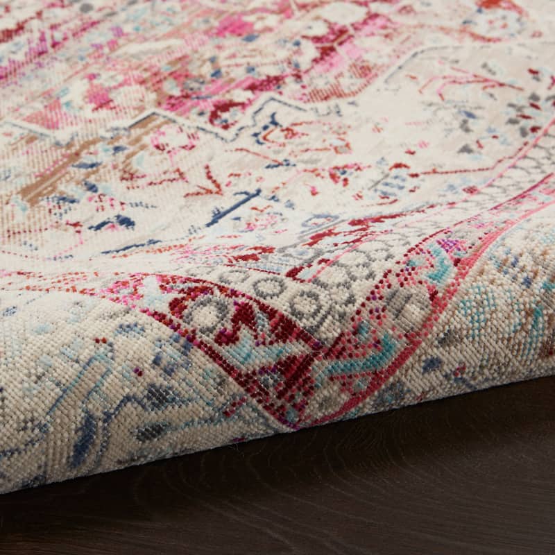 Nourison Vintage Kashan Persian Medallion Area Rug