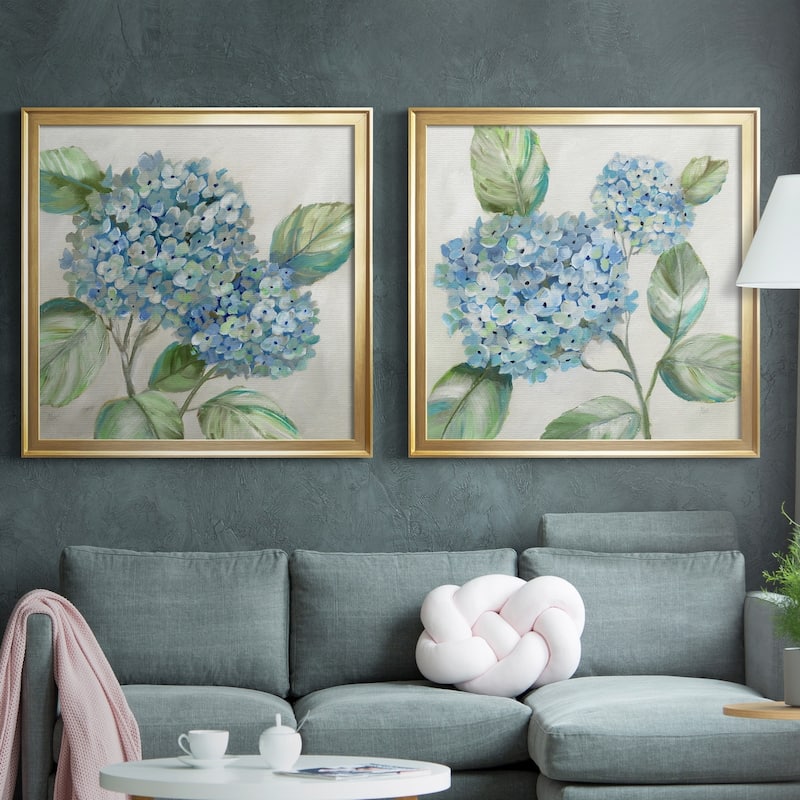Hydrangea Beauty I Premium Framed Canvas - Ready to Hang